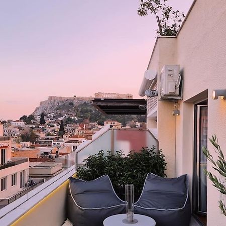 Heated Plunge Pool & Firepit Acropolis Penthouse Apartment Athens Luaran gambar