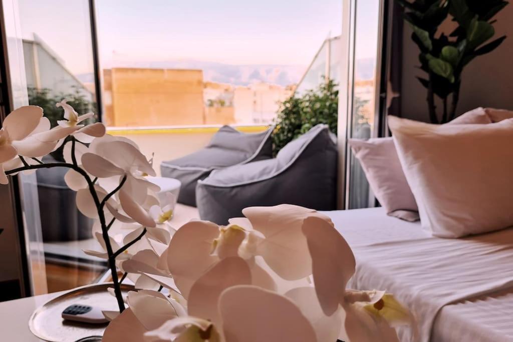 Heated Plunge Pool & Firepit Acropolis Penthouse Apartment Athens Luaran gambar