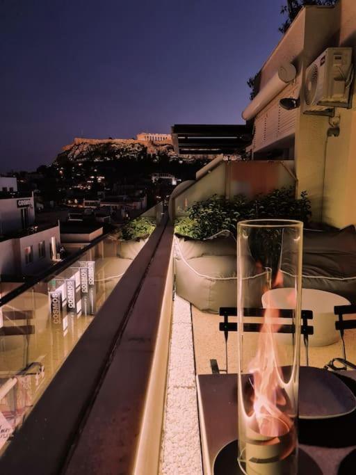 Heated Plunge Pool & Firepit Acropolis Penthouse Apartment Athens Luaran gambar
