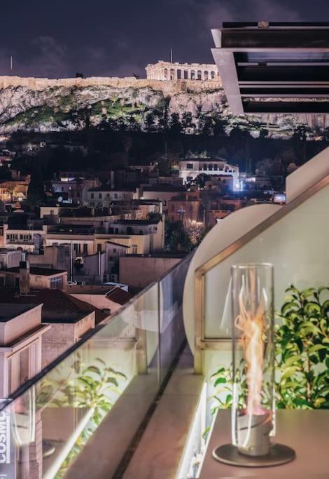 Heated Plunge Pool & Firepit Acropolis Penthouse Apartment Athens Luaran gambar